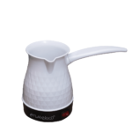 كنكة القهوة الكهربائية بيضاء  coffee bot