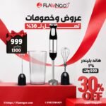 هاند بلندر 4x1 من فلامنجو بقوة 600 وات