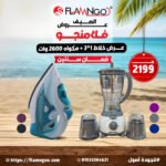 خلاط 3 في 1 +مكواه 2600 وات