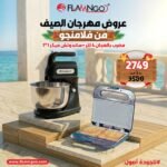 عرض الصيف من فلامنجو مضرب بالعجان 4 لتر + ساندوتش ميكر 1*1