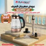 عرض الصيف من فلامنجو كاتيل مضلع بايركس نحاسي + هاند بلندر 5*1 900 وات